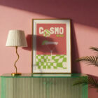 Affiche Illustration Cocktail Retro Cosmo