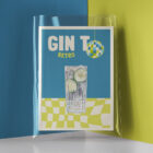 Affiche Illustration Cocktail Retro Gin To