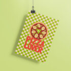 Affiche Illustration Pizza Lover