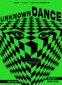 Visuel Soirée Unknown dance Visuel Soirée Unknown dance
