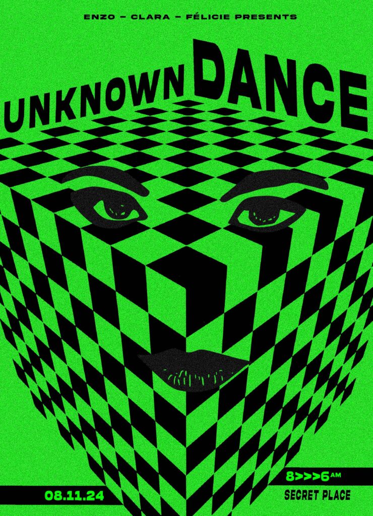 Visuel Soirée Unknown dance Visuel Soirée Unknown dance