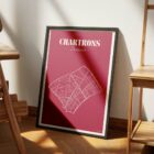 Affiche Illustration Quartier Chartrons à Bordeaux