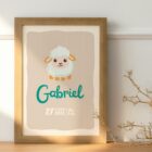 Affiche personnalisée pour chambre bébé