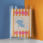 Affiche Illustration colorée à rayures maillot de bain